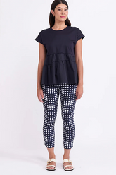 Foil Fuss Free Capri Pants Chubby Checker