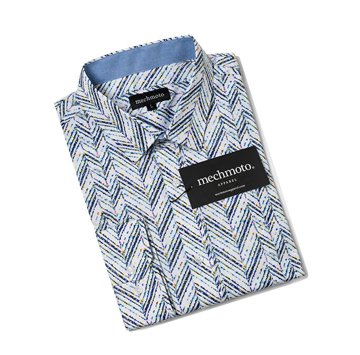Mechmoto L/S Stretch Shirt W Chevrons