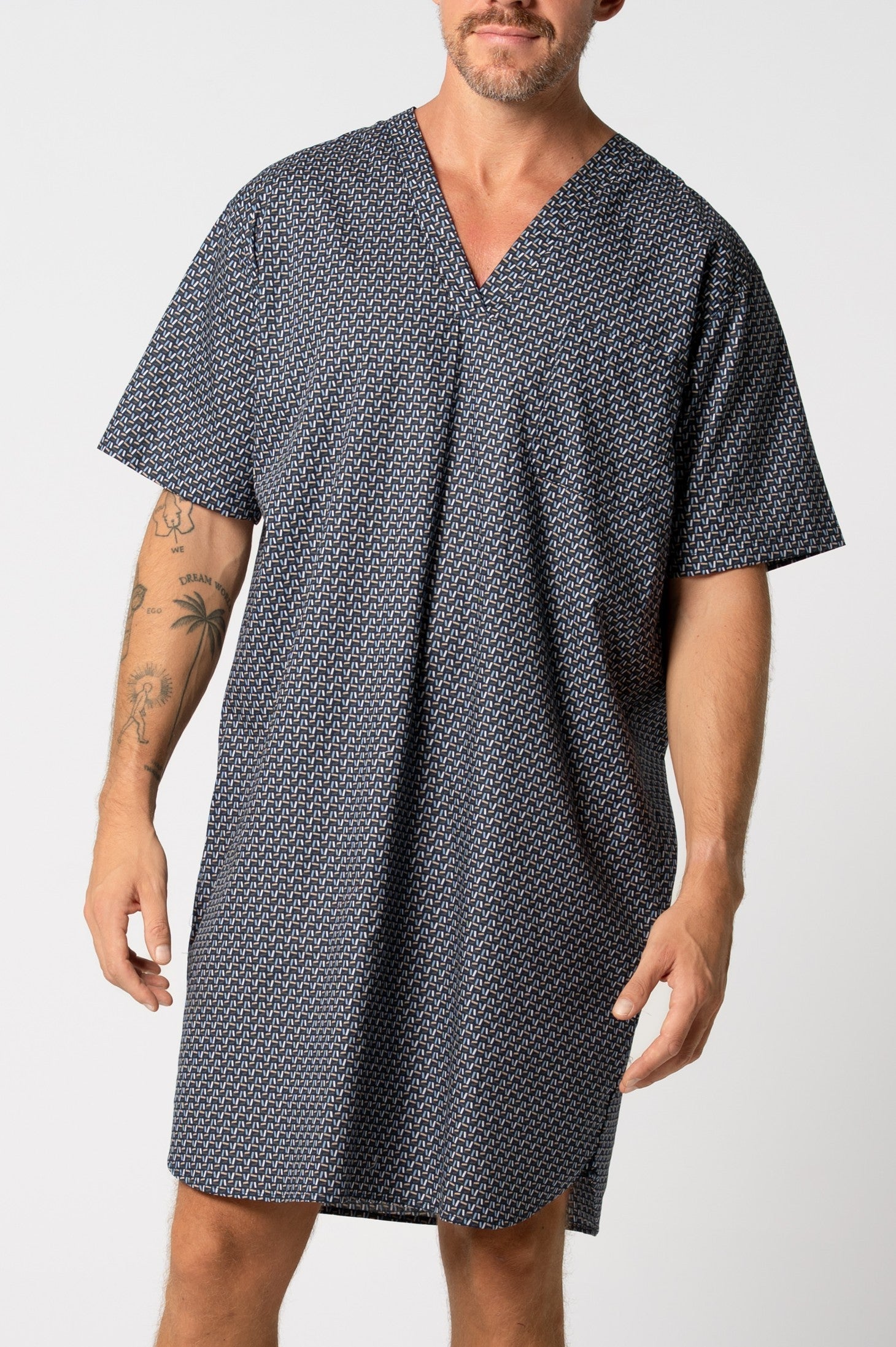Contare Cotton Short Sleeve Nightshirt