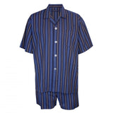 Contare 100% Cotton Short PJ Royal Stripe