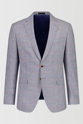 Checkered blazer on a white background