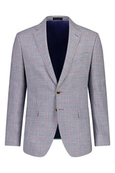 Checkered blazer on a white background