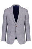 Checkered blazer on a white background