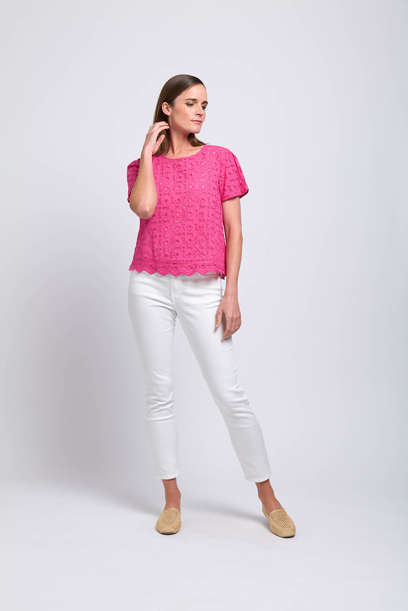 Foil Tee Off Short Pink Flash