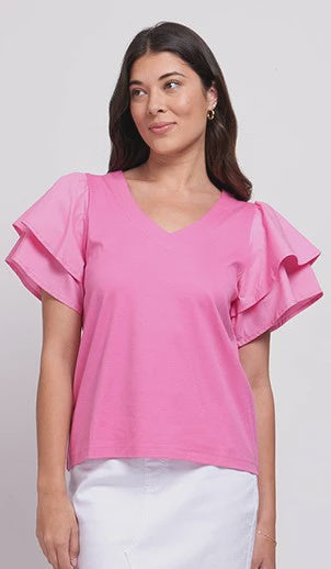 Foil Feature Race Top