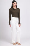 Foil Holy Cowl Top
