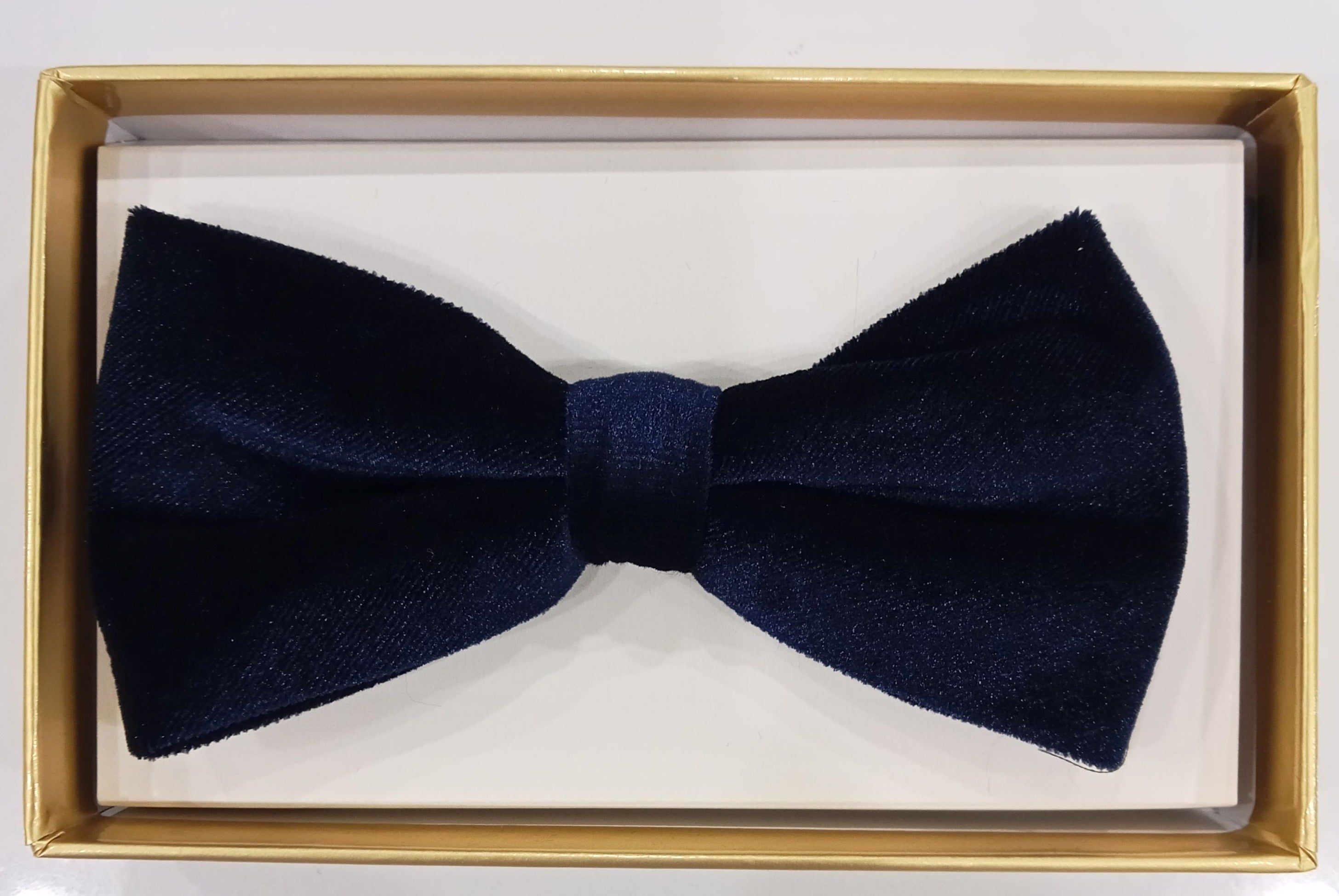 Formalaties Velvet Bow Tie Navy