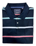 Back Bay Mercerized Cotton Striped Polo