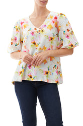 Givoni Abril Ballon Sleeve Top