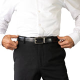 HAMILTON Black. Auto Leather Belt