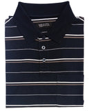 Howard Hudson Navy Stripe S/S Polo