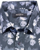 Bridgeport Mens Woven Shirt - Smoke