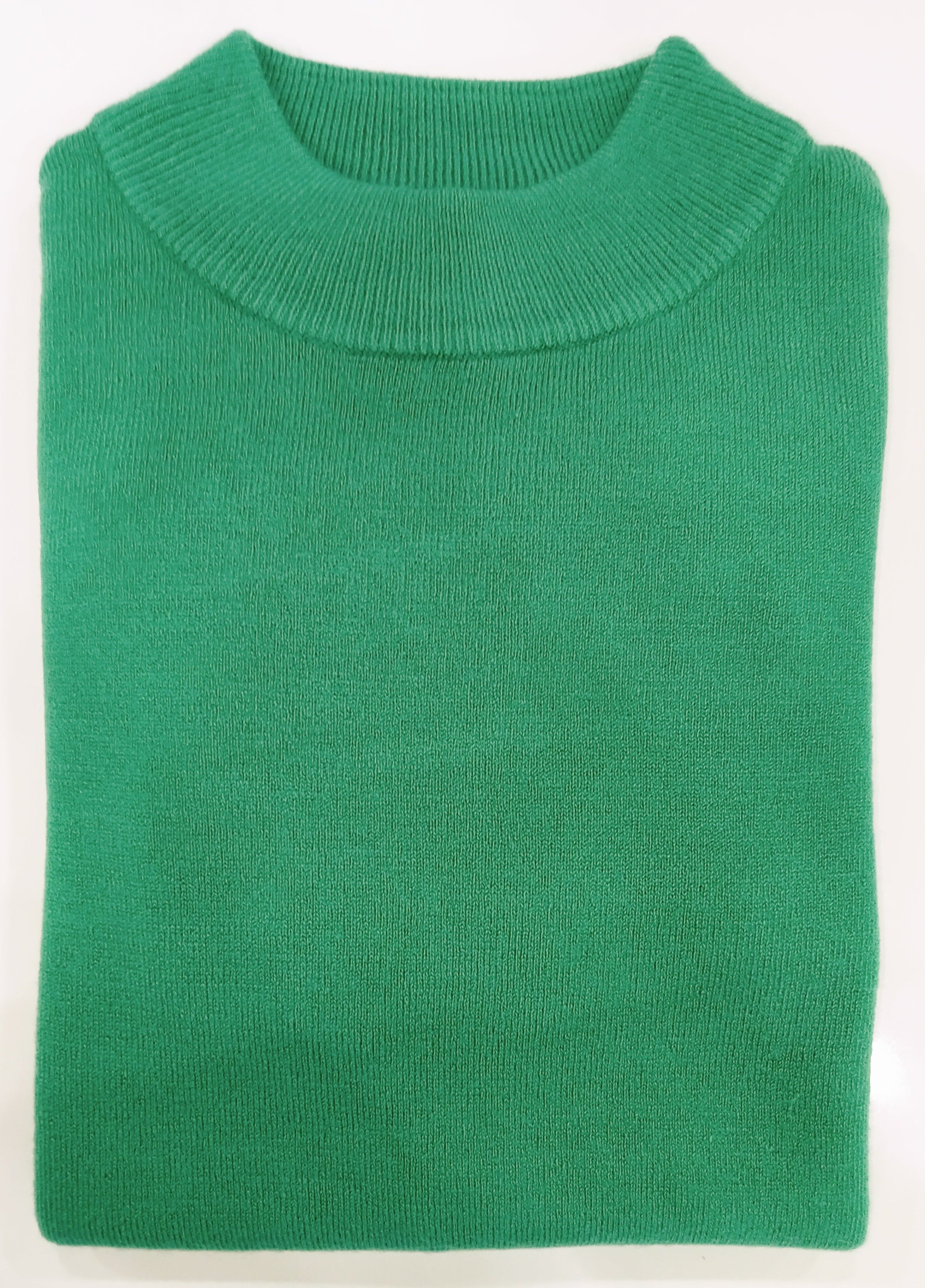 Jillian Softknit Turtleneck Jumper Basil