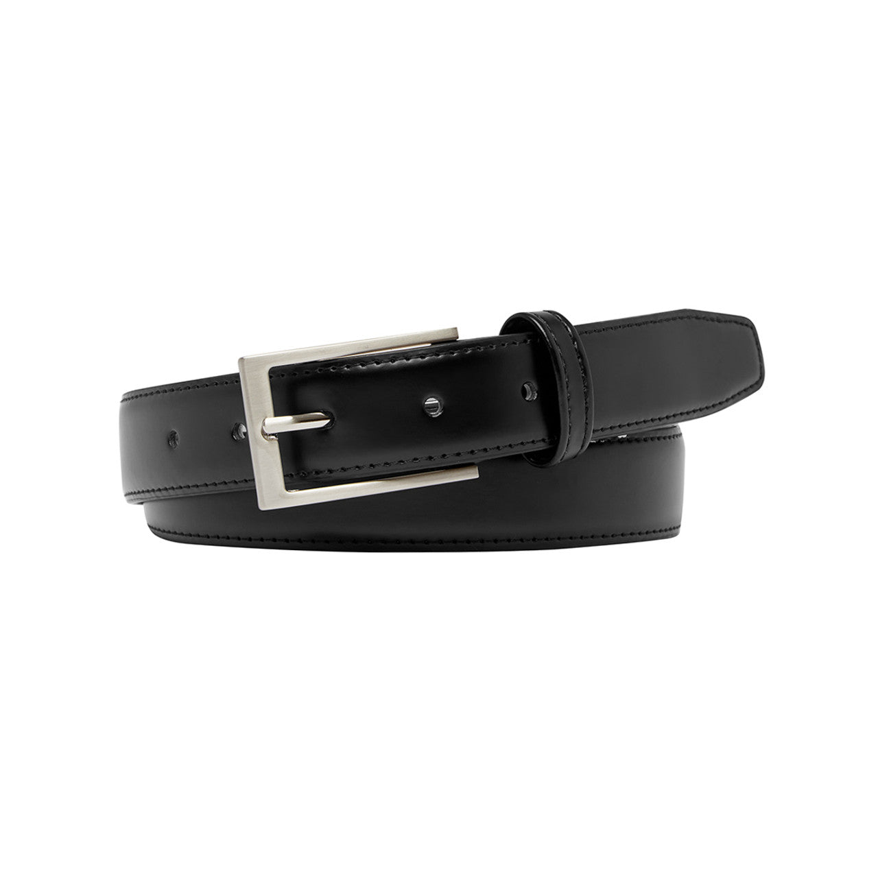 Men's Landon Classic Leather Belt. Black