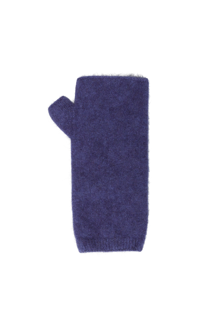 Ladies Possum Merino Wristwarmer Violet