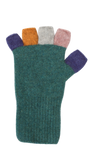 Native World Possum Multi Fingerless Gloves Mist