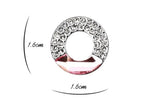 Pink Swarovski Crystal Earrings