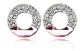 Pink Swarovski Crystal Earrings