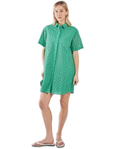 Sass Steva Shirt Dress Green