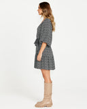 SASS Nicolette Puff Sleeve Dress