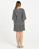 SASS Nicolette Puff Sleeve Dress