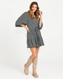 SASS Nicolette Puff Sleeve Dress