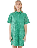 Sass Steva Shirt Dress Green