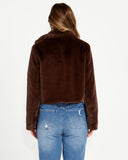 SASS Xanthe Cropped Fur Jacket