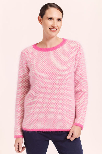See Saw Angora Blend Spotty Sweater