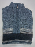 Sugar Branston Quater Zip Fleece Indigo