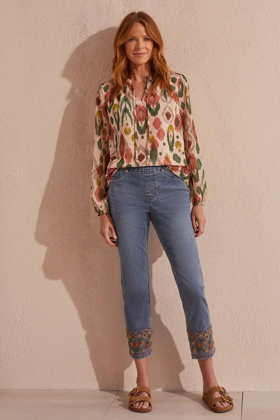 5 POCKET PULL ON CAPRI-DRIED SAGE