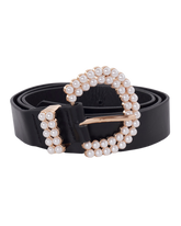 Tara Classic Black Leather Belt