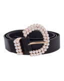 Tara Classic Black Leather Belt