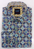 Scoop Texis Indigo Long Sleeve Fashion Shirt