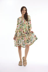 Escape By OQ Zoe Frill Layers Dress