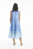 Escape By OQ Heidi Blue Sleeveless Dress