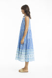 Escape By OQ Heidi Blue Sleeveless Dress