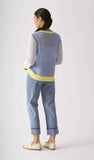 Foil Stripe A Pose Sweater