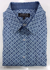 Lifestyle Fashion L/S Shirt Dark Blue