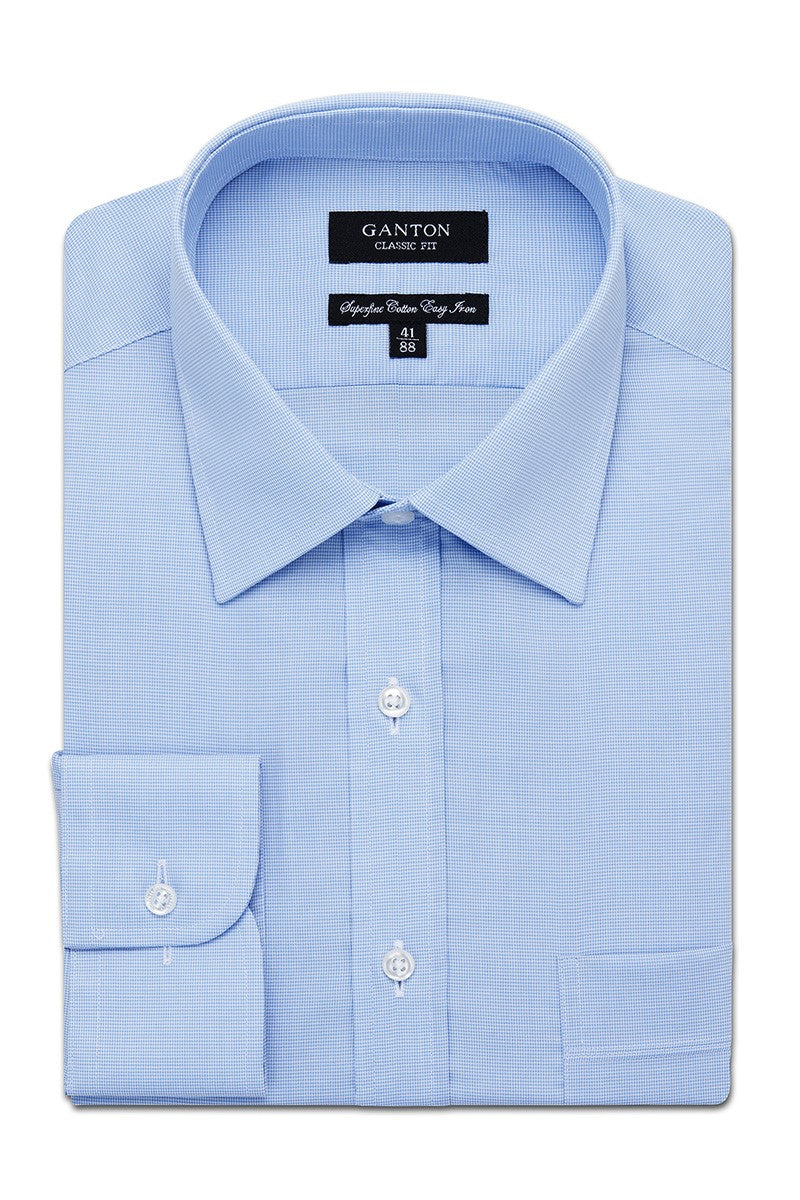 Ganton Mini Check Superfine Cotton Shirt