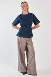Sass Abi Fitted Denim Tee