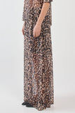 Sass Oxley Print Mesh Skirt