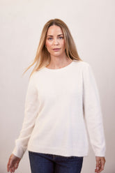 See Saw Angora Blend Crew Neck Sweater