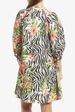 Pingpong Tropical Animal Print Dress