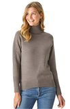 aklanda sofia high neck jersey sweater