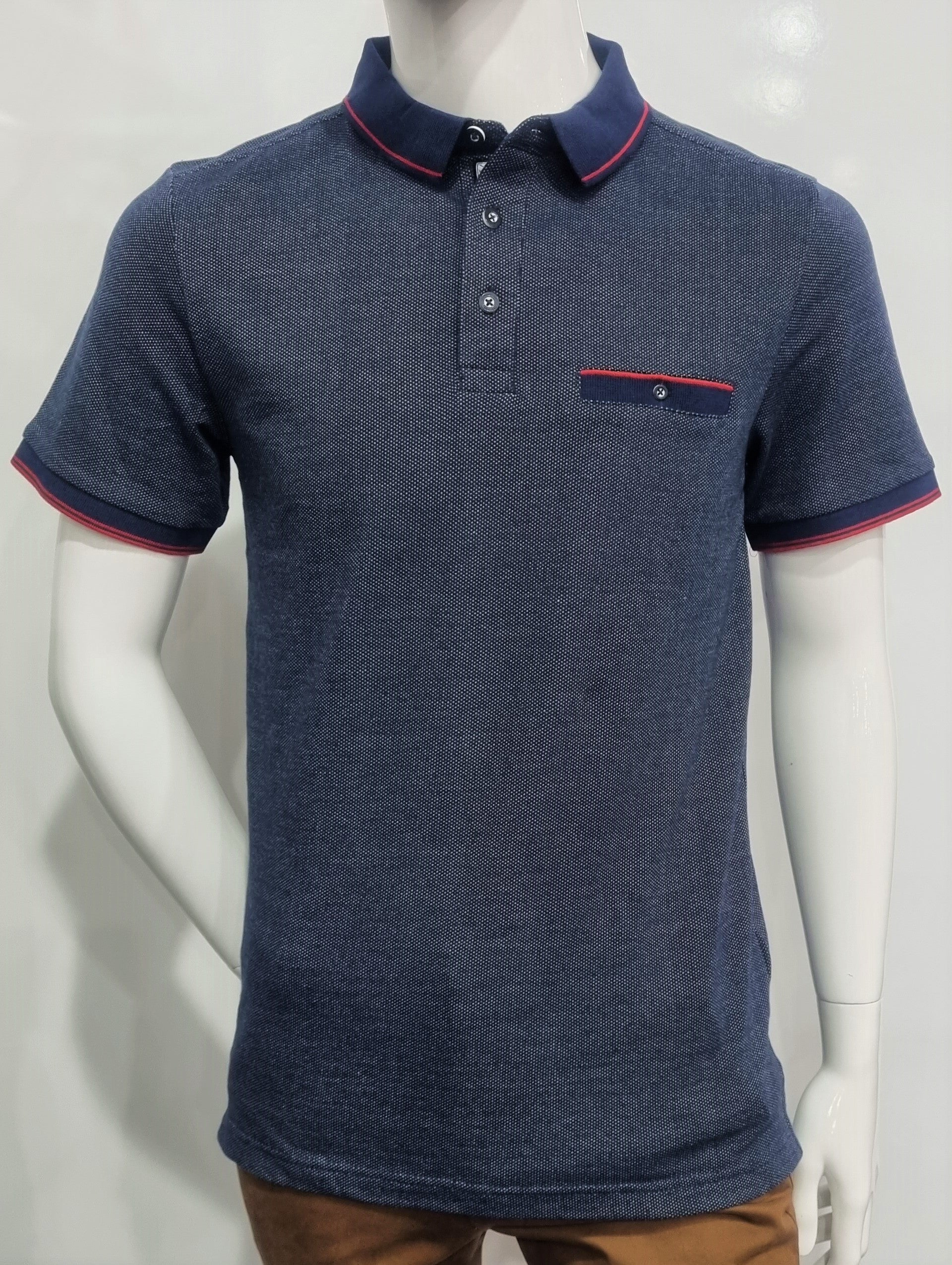 broken twill linton polo