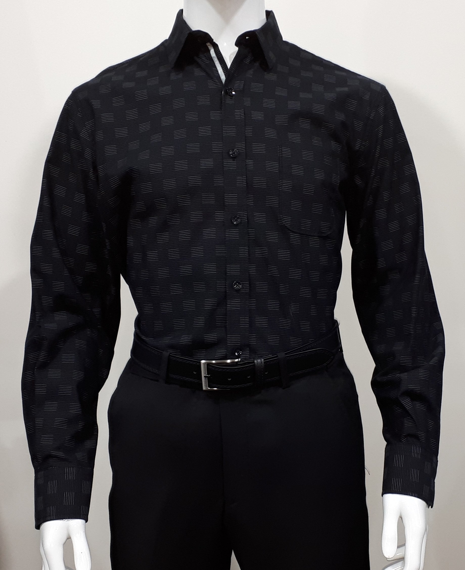 perrone long sleeved shirt black
