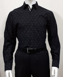 perrone long sleeved shirt black