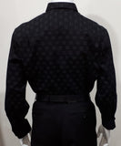 perrone long sleeved shirt black