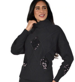 frank lyman roll neck jumper